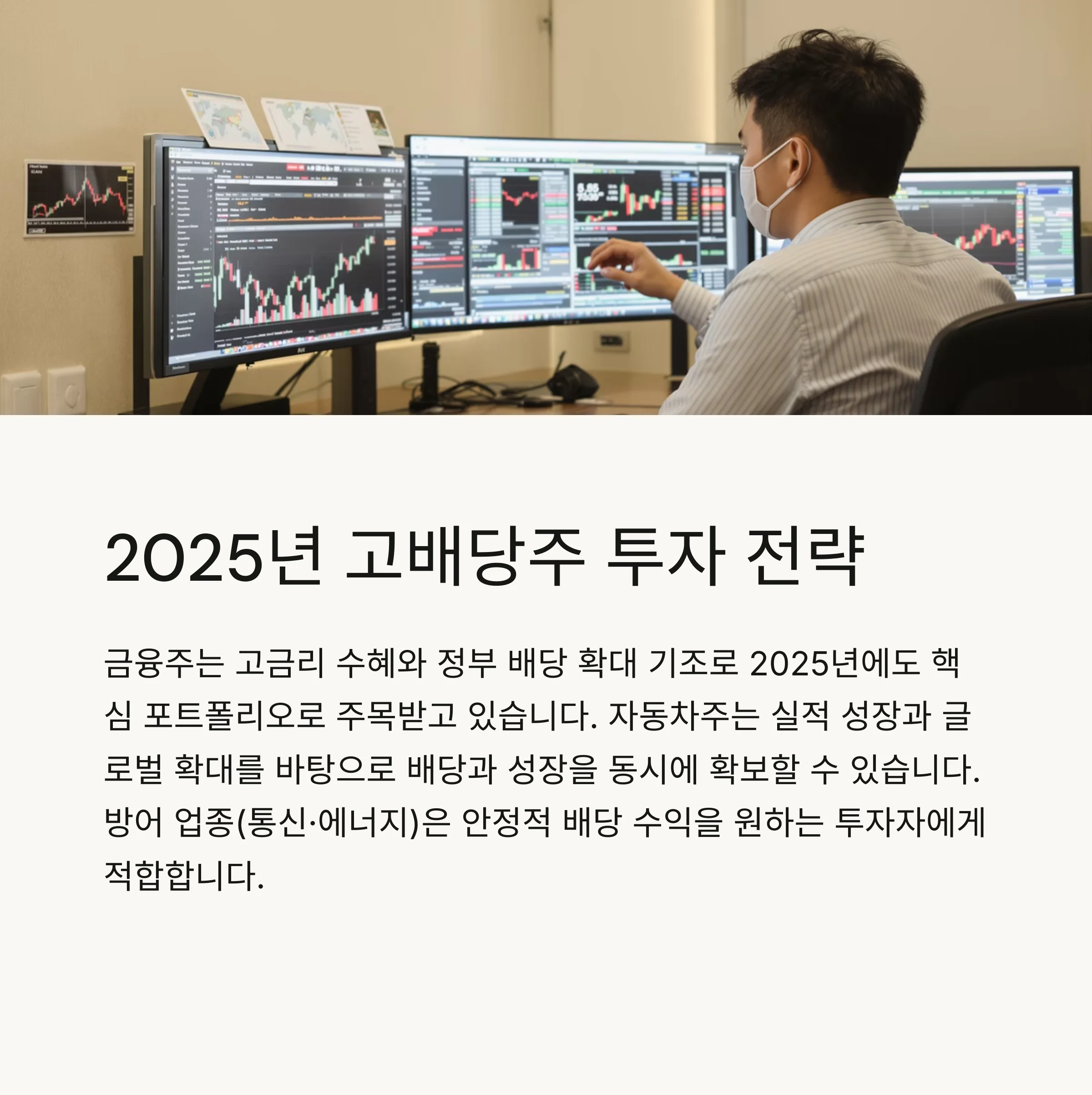 국내 고배당주 TOP5 분석과 금융·자동차주