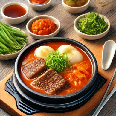 6시내고향 내토시장 장칼국수 소등뼈탕