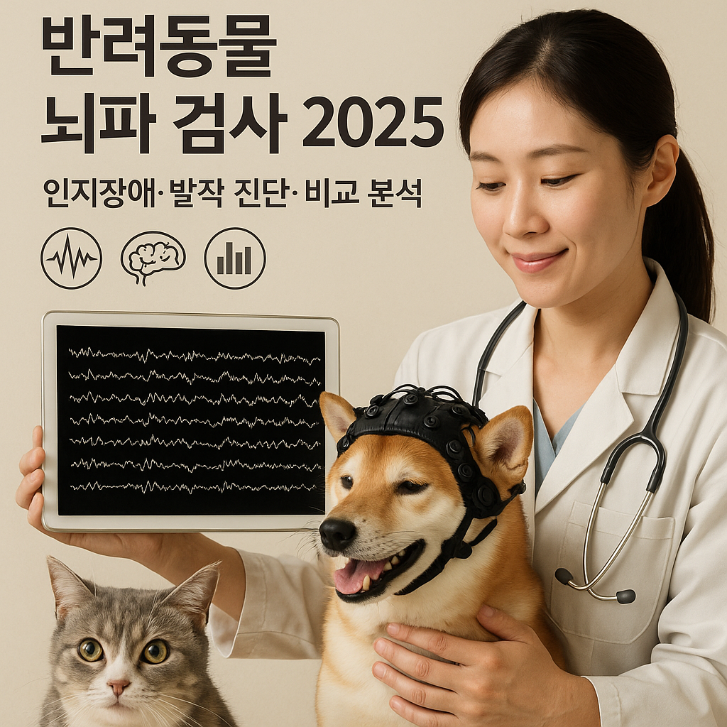 반려동물 뇌파 검사 2025 | 인지장애·발작 진단·비교 분석