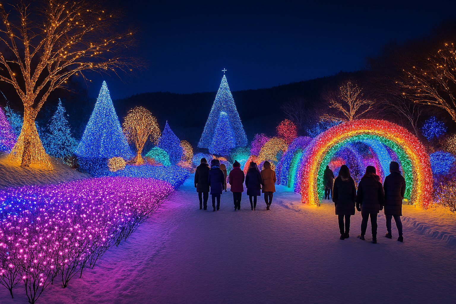 강원 지역 겨울 빛 축제