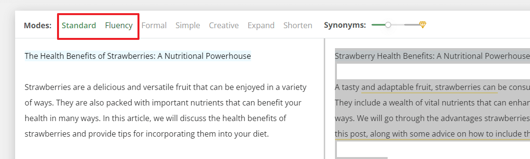 문장변형 2가지만 가능