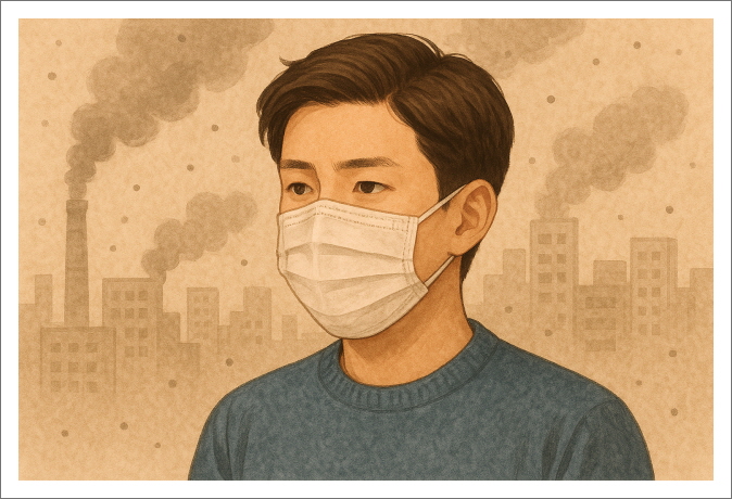 폐청소_금연, 미세먼지 차단-마스크착용, 공기정화, 폐건강 음식 섭취관리