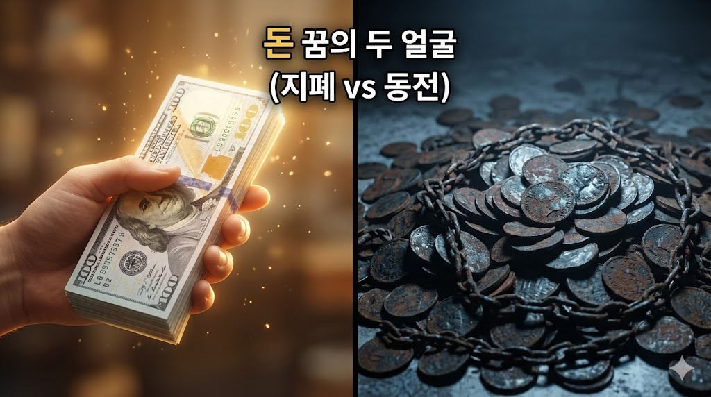 돈 줍는 꿈 vs 돈 잃어버리는 꿈