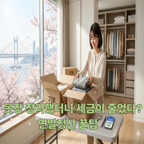 봄맞이 '옷장 정리' 끝판왕: 헌 옷 기부하고 연말정산 공제받는 법