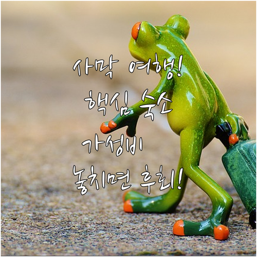 그레이트샌드듄스 여행 숙소 추천 가성..