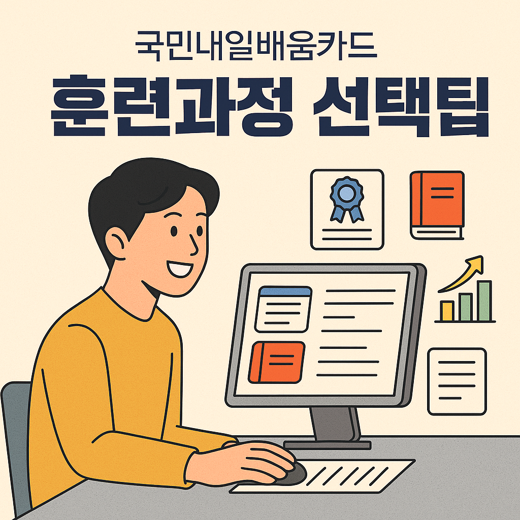 국민내일배움카드 훈련과정 선택 팁