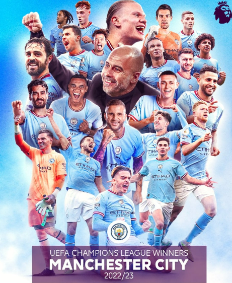 UCL 유럽 챔피언스 리그 작년 우승 맨시티