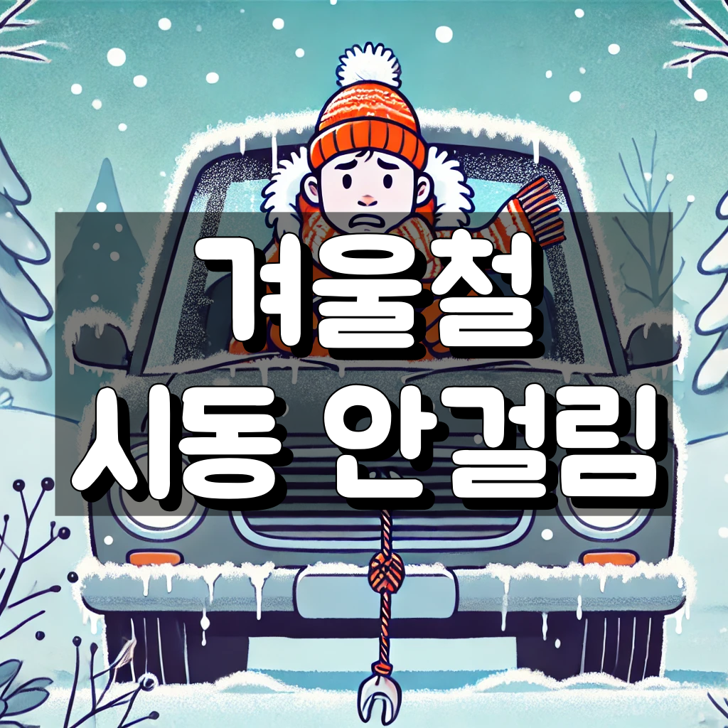 겨울철 시동 안걸림 대표 이미지