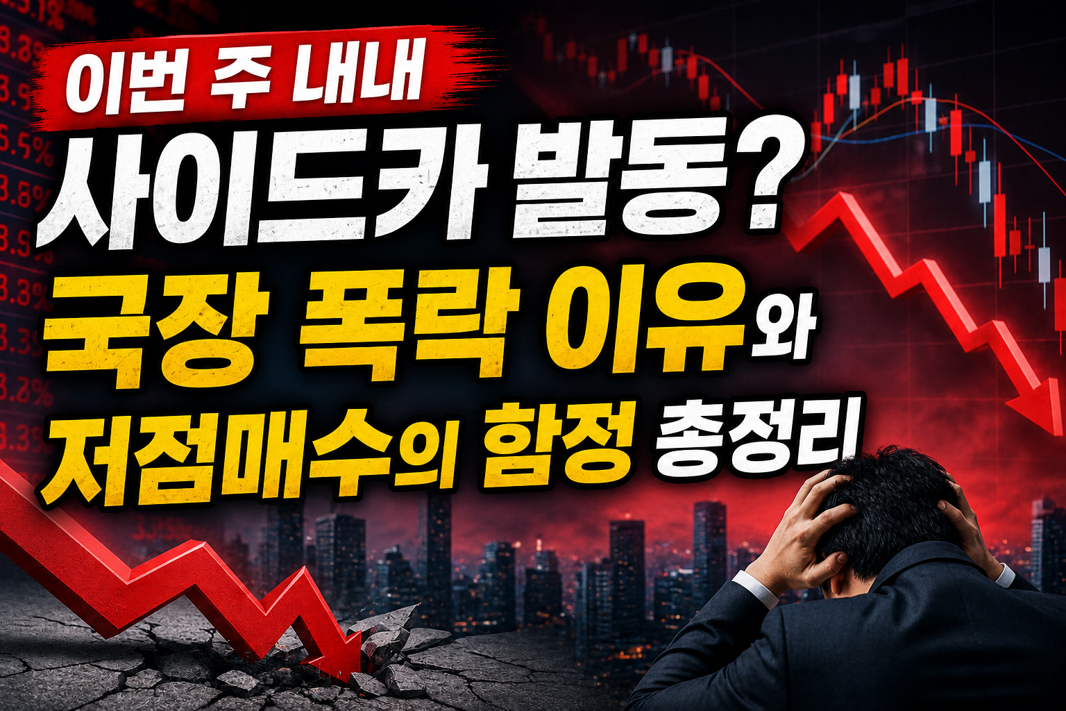 이번 주 내내 사이드카 발동? 국장 폭락 이유와 저점매수의 함정 총정리 관련 사진