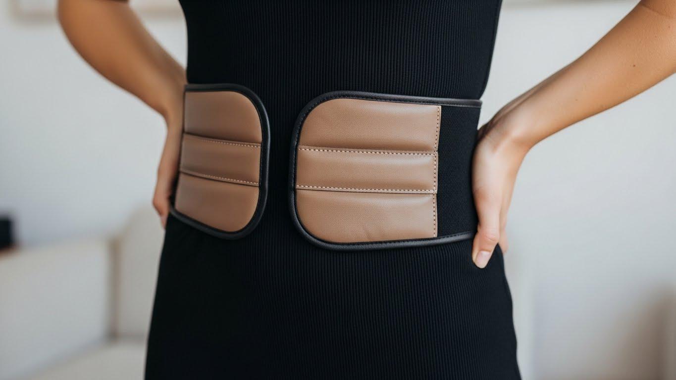 여성 패딩 허리벨트