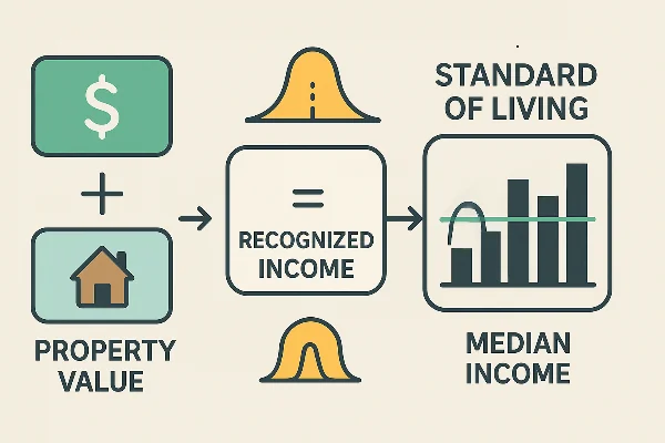 기초생활보장 소득인정액 계산의 통계학적 원리