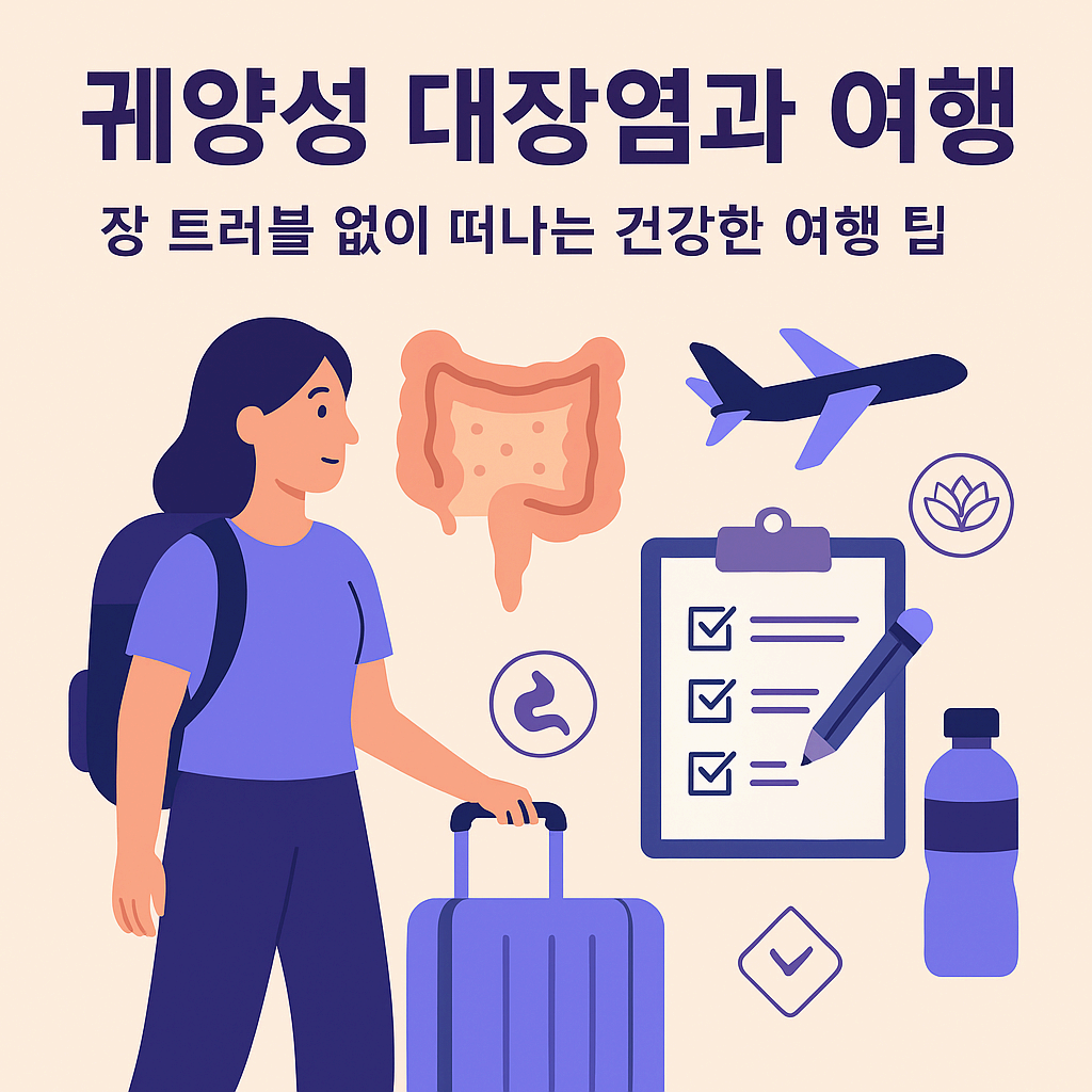 궤양성 대장염과 여행: 장 트러블 없이 떠나는 건강한 여행 팁