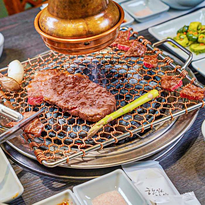 강남 압구정 도산공원 맛집 특양 한우 대창 양대창 구이