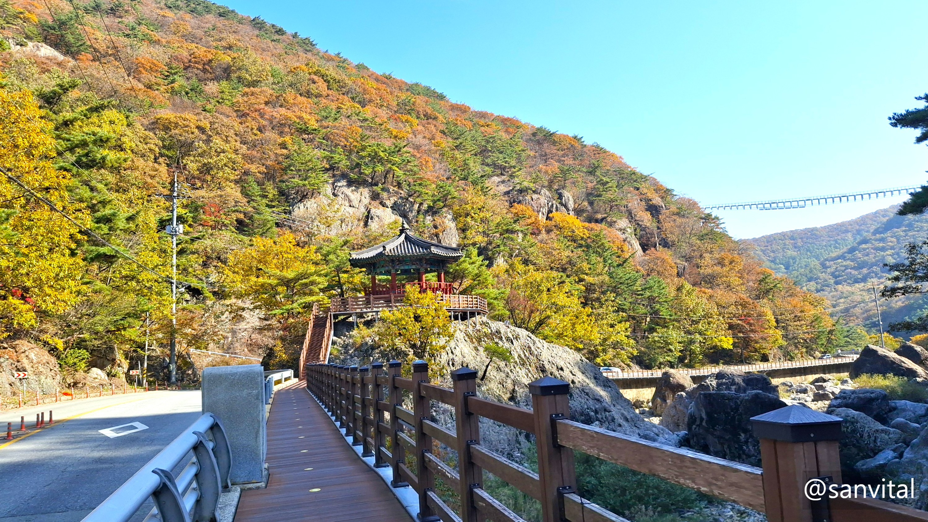 운일암반일암 계곡 도덕정