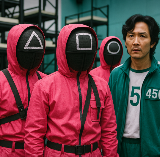 오징어 게임 관련 이미지