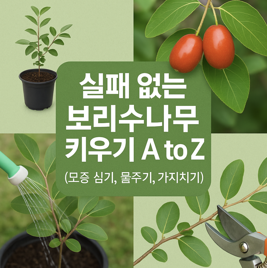 실패 없는 보리수나무 키우기 A to Z (모종 심기, 물주기, 가지치기)