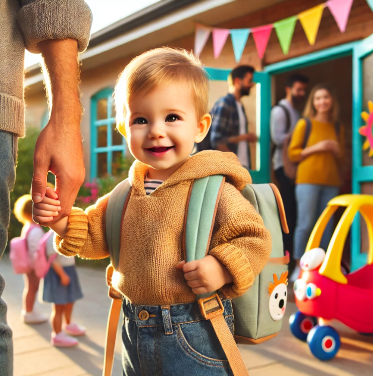 어린이집 가는 영아