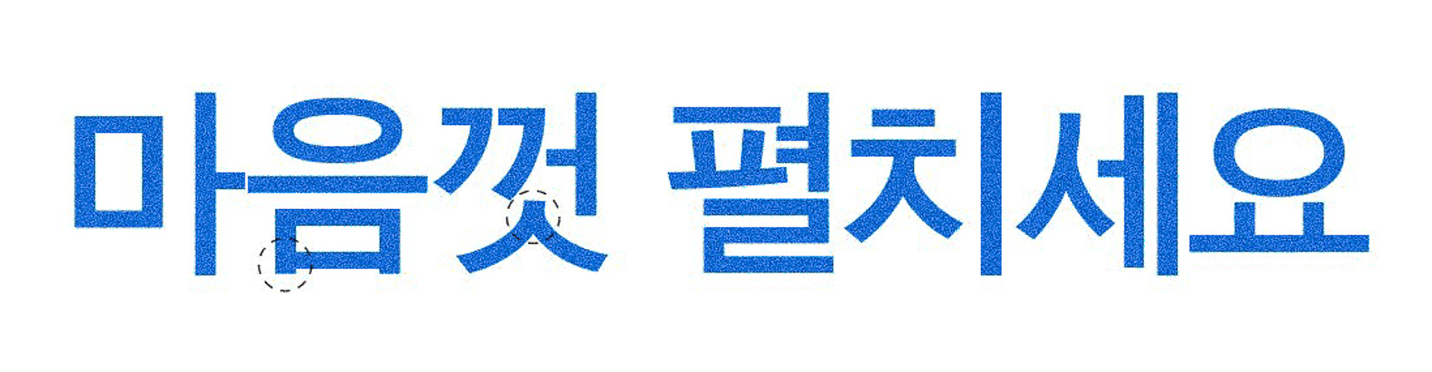 부크크 고딕의 특징 설명