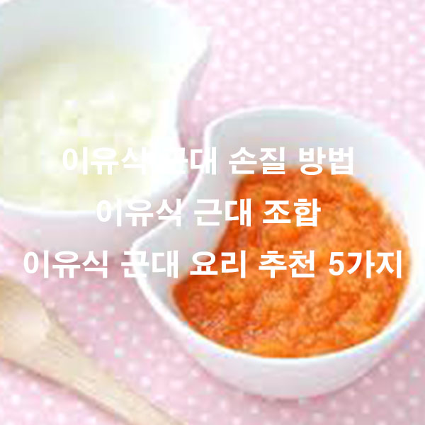 이유식 근대 손질 방법 이유식 근대 조합 이유식 근대 요리 추천 5가지