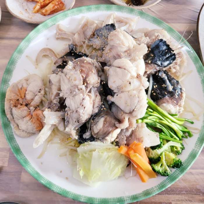 생 아귀찜 아구 수육 부산 기장 맛집 추천