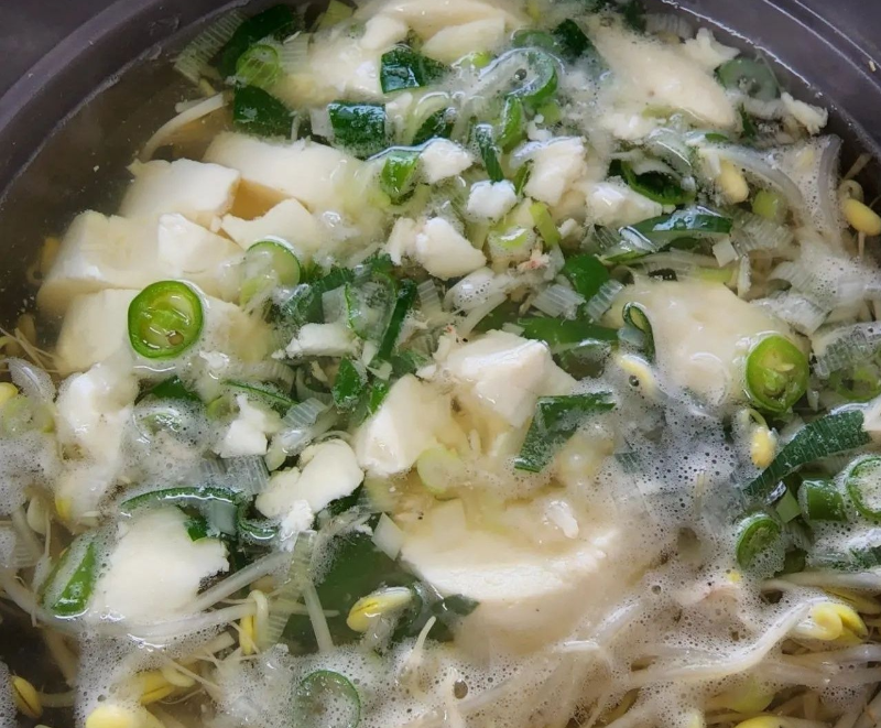 콩나물 순두부국