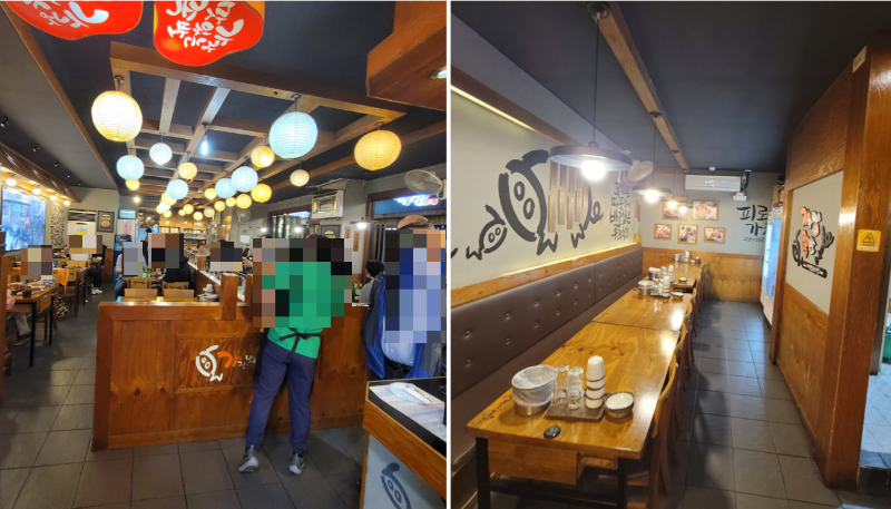 가장맛있는족발 매장 내부
