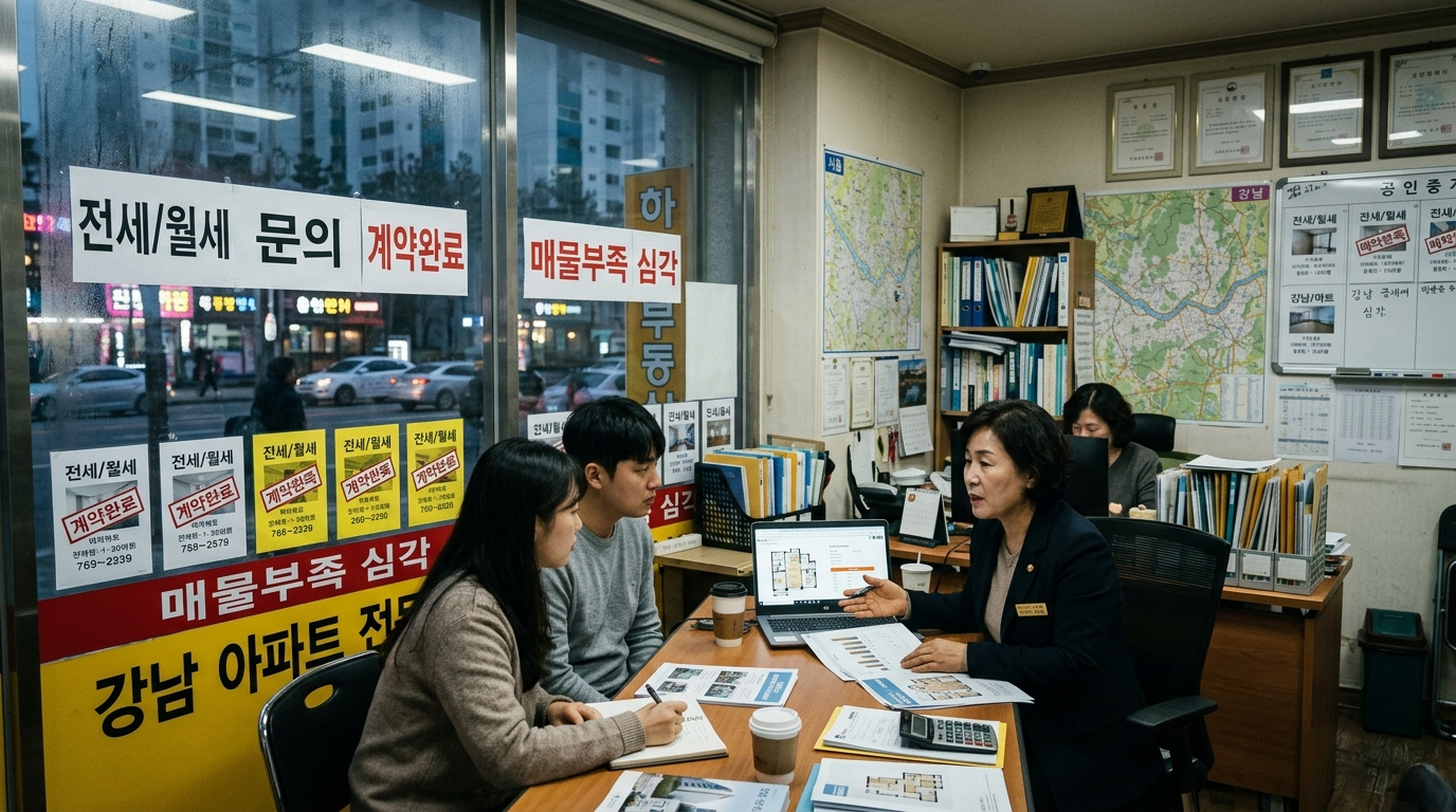 전세 매물은 줄어드는 분위기