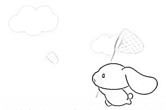 시나모롤 색칠공부