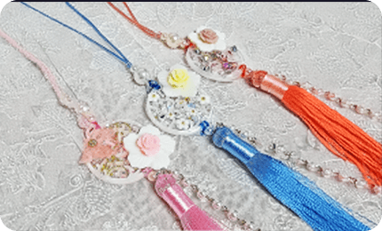 서울빛초롱축제 꽃노리개 키링