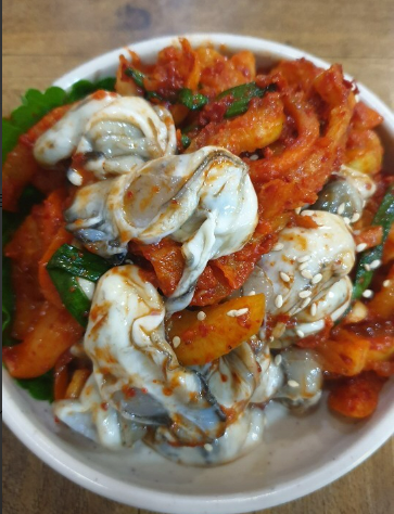 서해안칼국수-굴김치