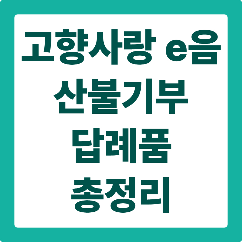 고향사랑e음