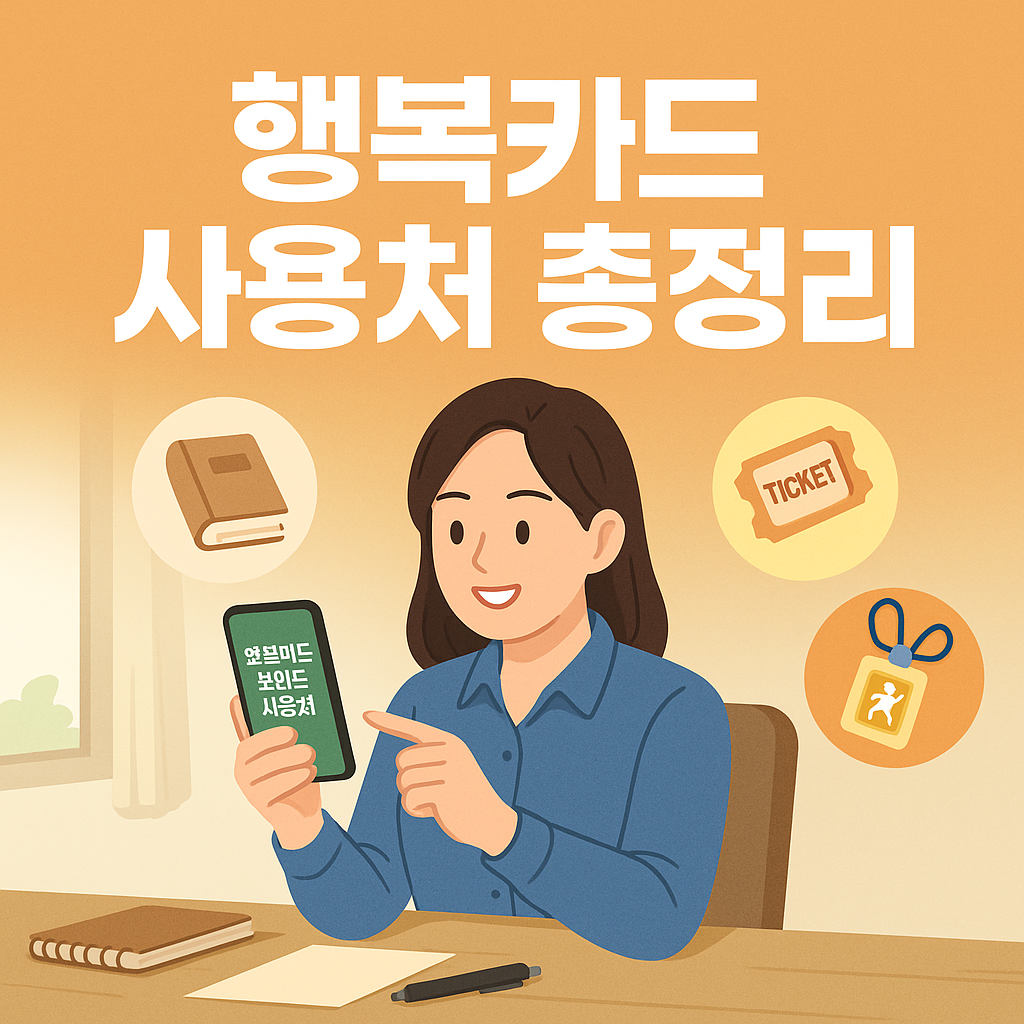 행복카드 사용처 총정리