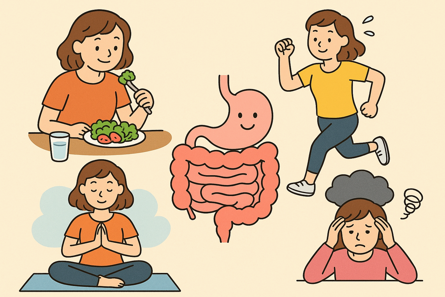 소화 장애 완화하는 생활 습관