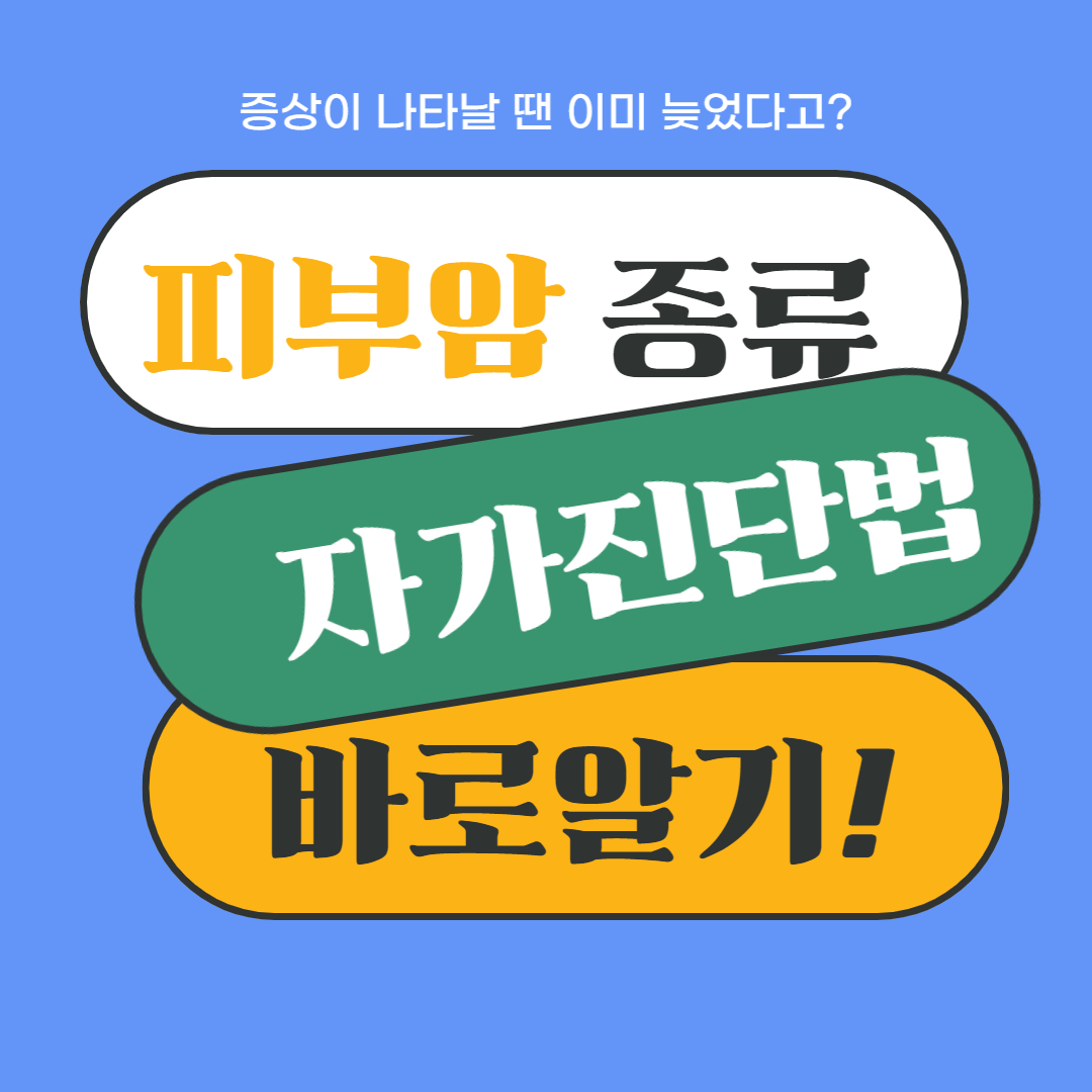피부암의 종류와 증상, 그리고 예방과 치료 방법