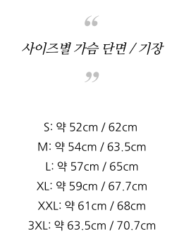 사이즈표