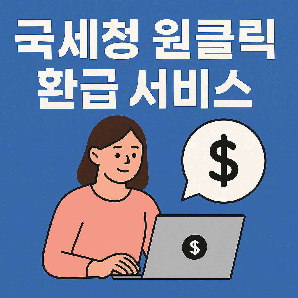 국세청 원클릭 환급 서비스