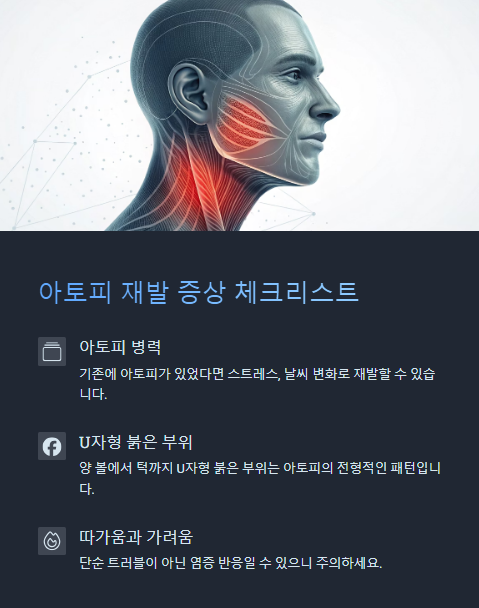 아토피 재발 증상 체크리스트