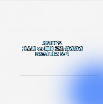 샤넬 N°5 자스민 vs 메이 로즈·일랑일랑 플로럴 비교 분석