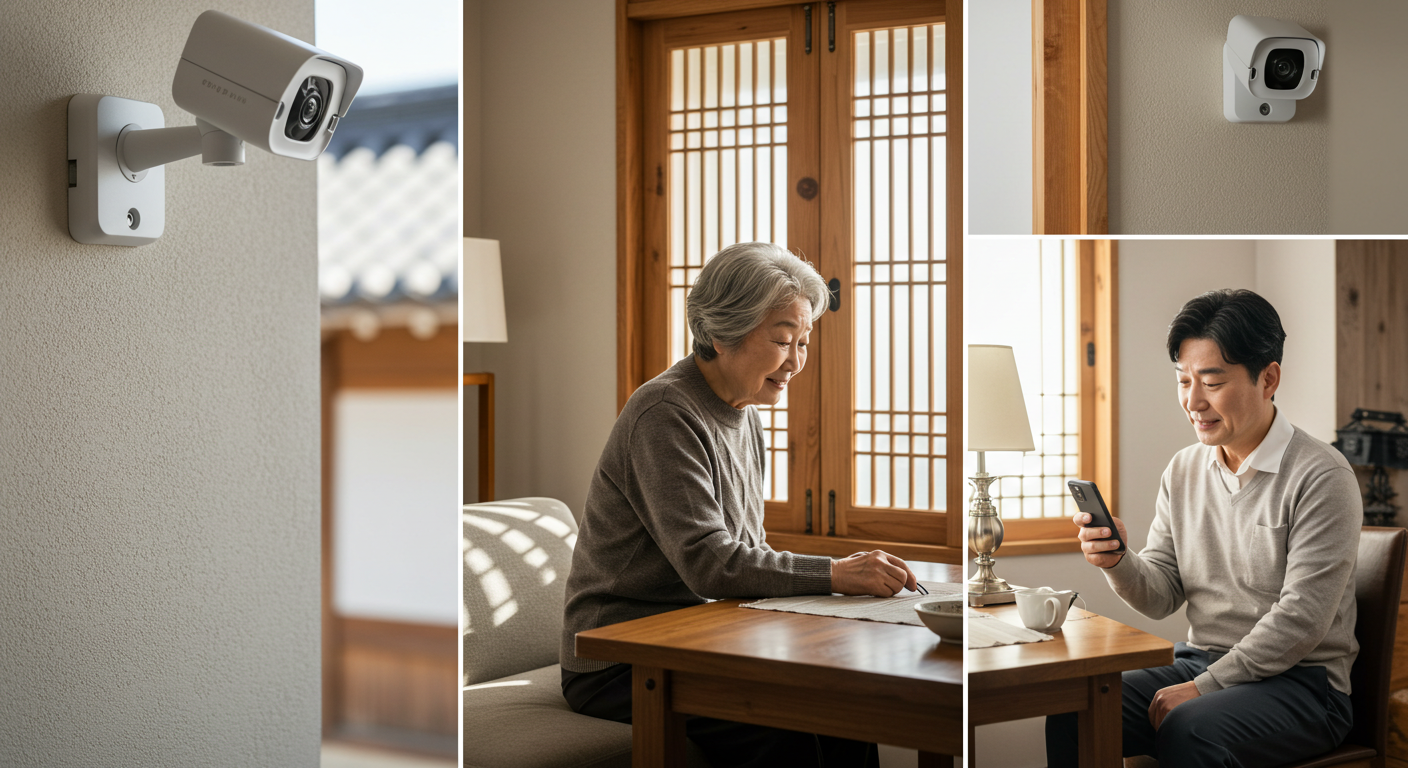 독거 노인 CCTV 가 있으면 좋은 점