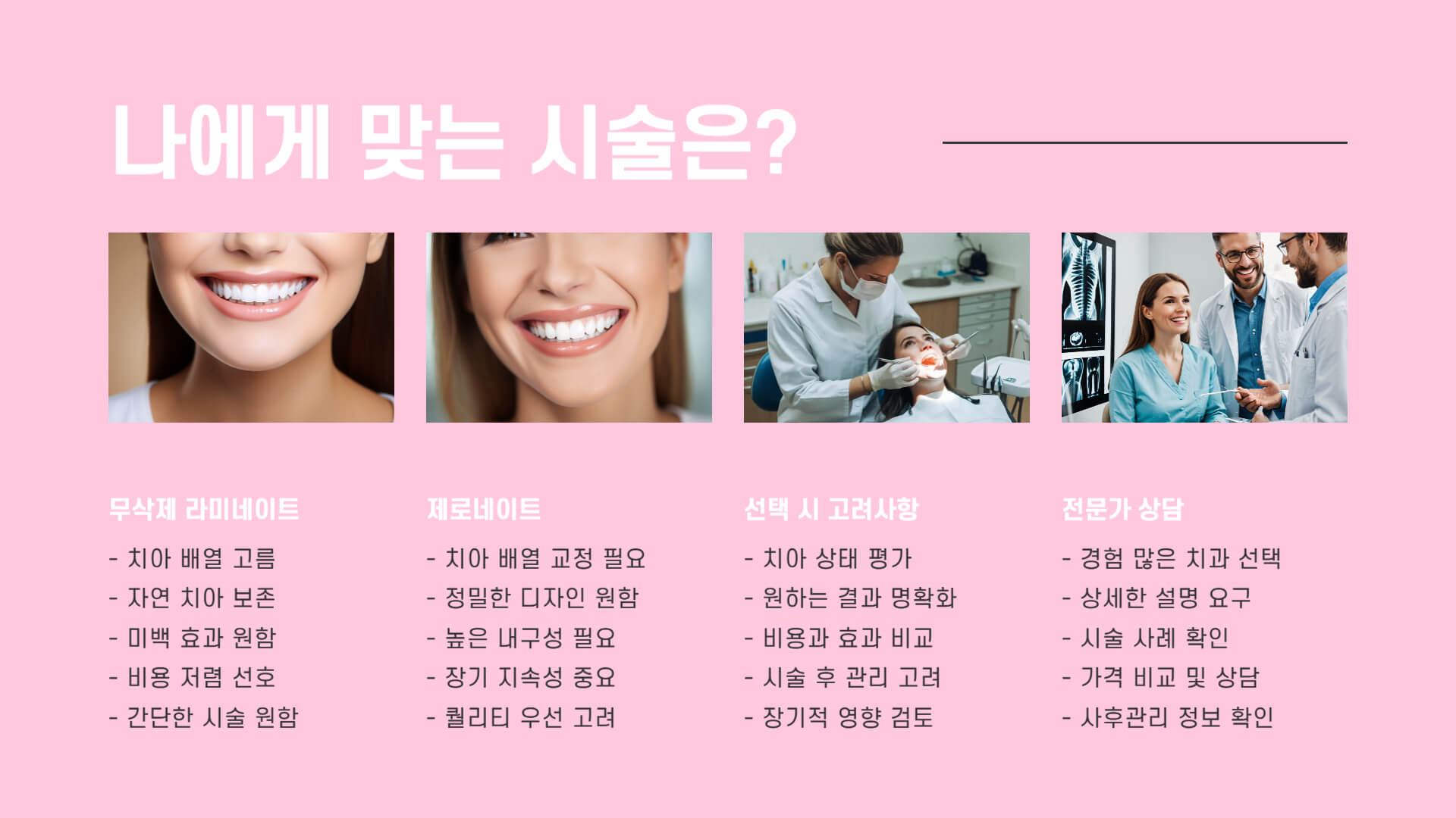 무삭제 라미네이트 vs 제로네이트