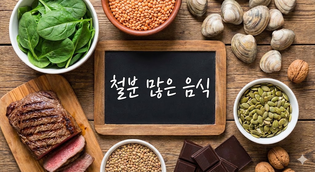 철분 많은 음식
