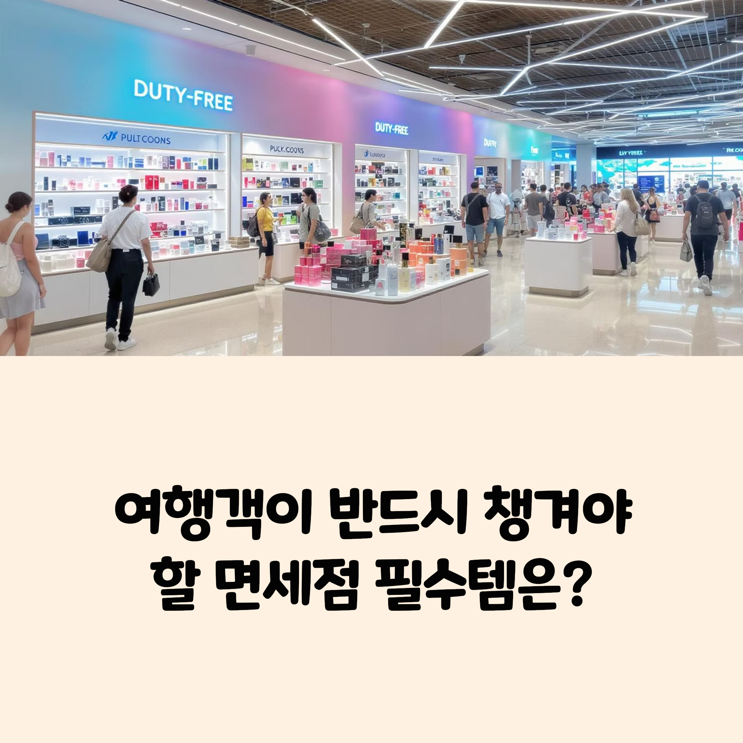 면세점 쇼핑리스트