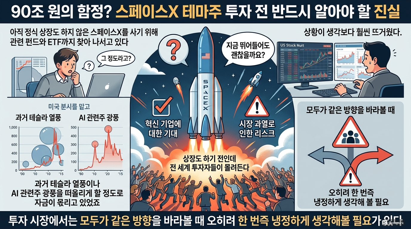 90조 원의 함정? 스페이스X 테마주 투자 전 반드시 알아야 할 진실