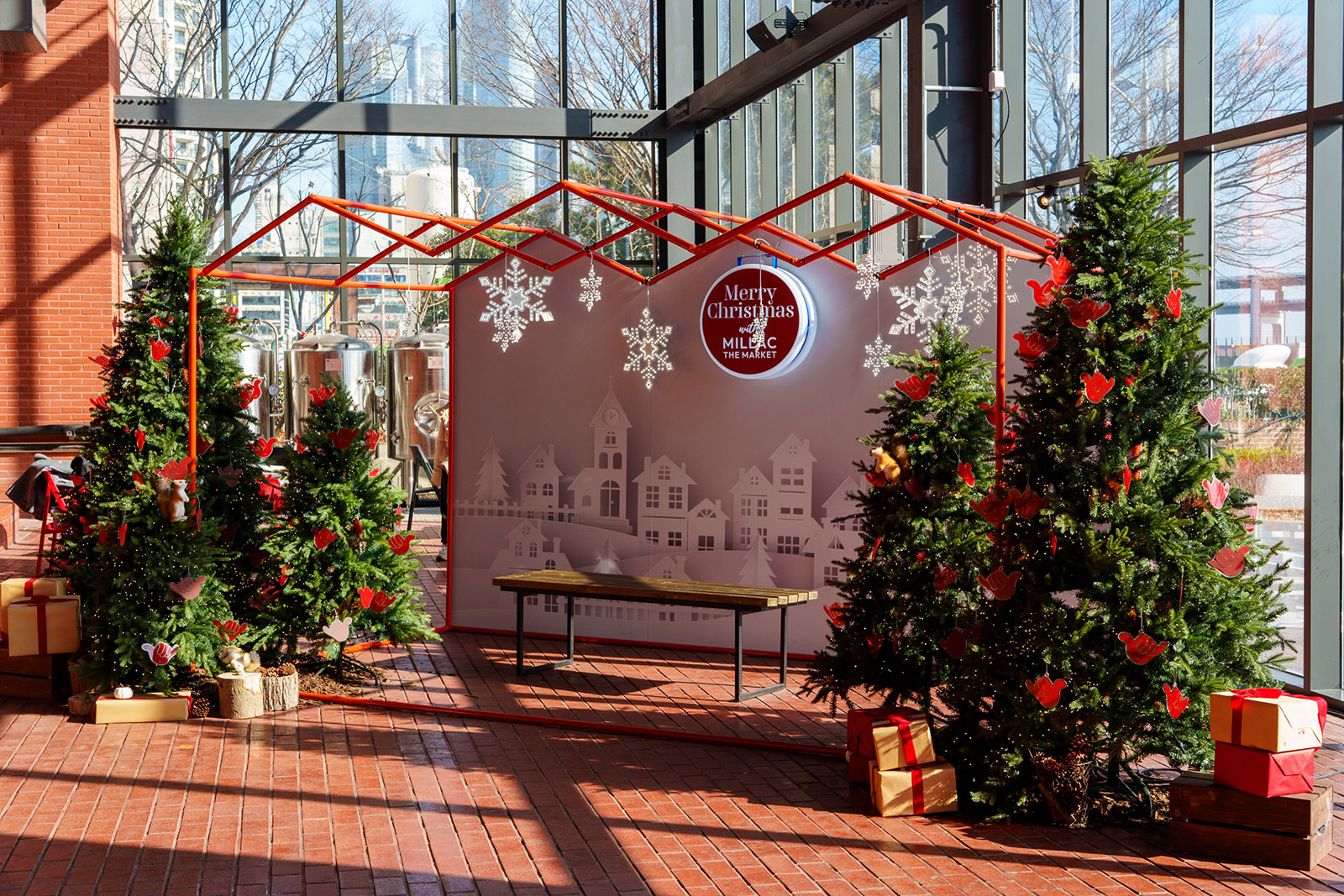 밀락더마켓(Millak the Market) 버스킹 존.