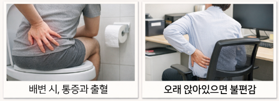 치질 증상 참으면 안 되는 이유 및 자가치료방법 알아보기