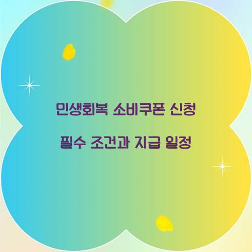 민생회복 소비쿠폰