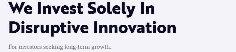 ARK 인베스트 홈페이지