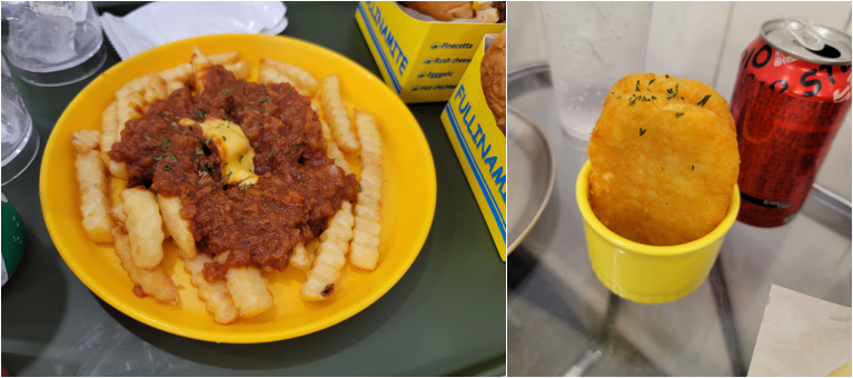 미트칠리 프라이, 해쉬브라운