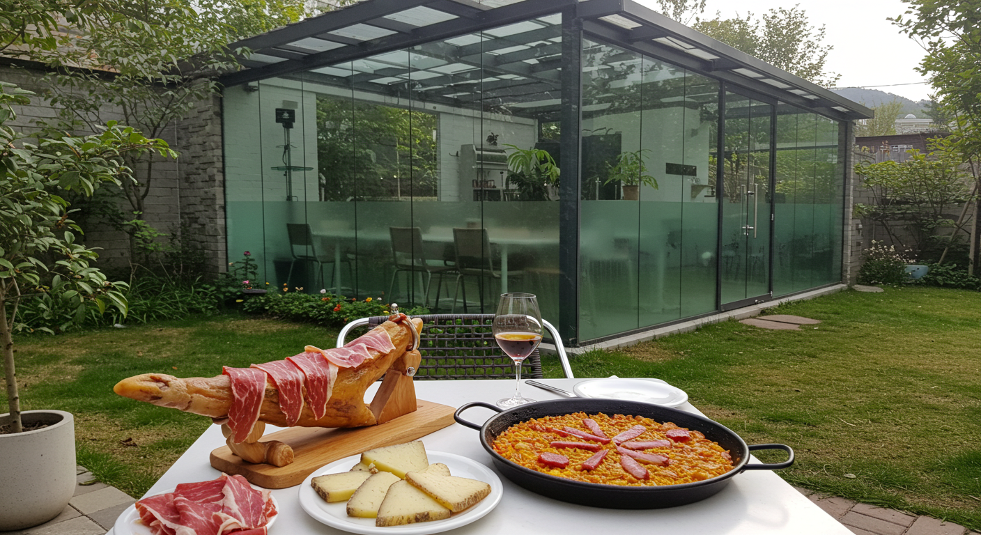 “한남 레에스티우에서 깨진 식감—하몽·빠에야가 만든 서울의 스페인”