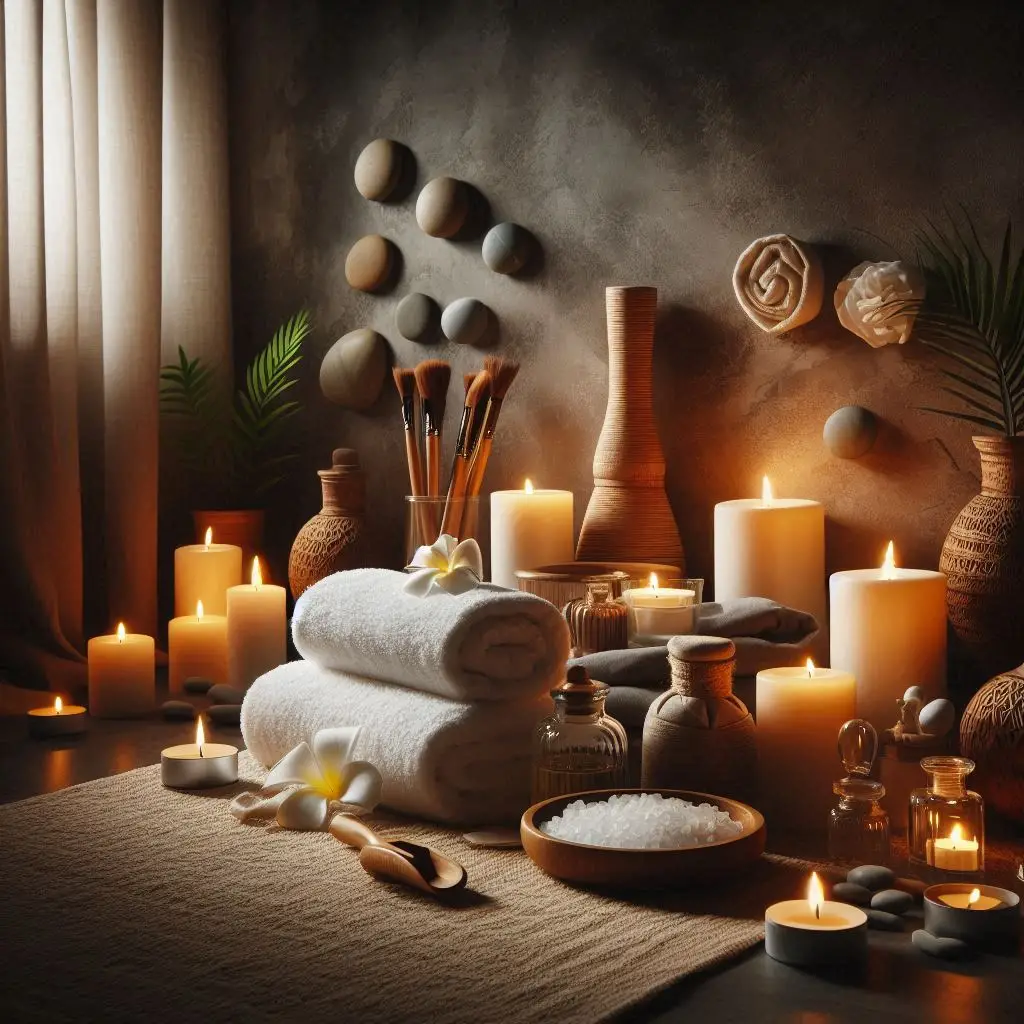 피부,체형관리 샵 배경